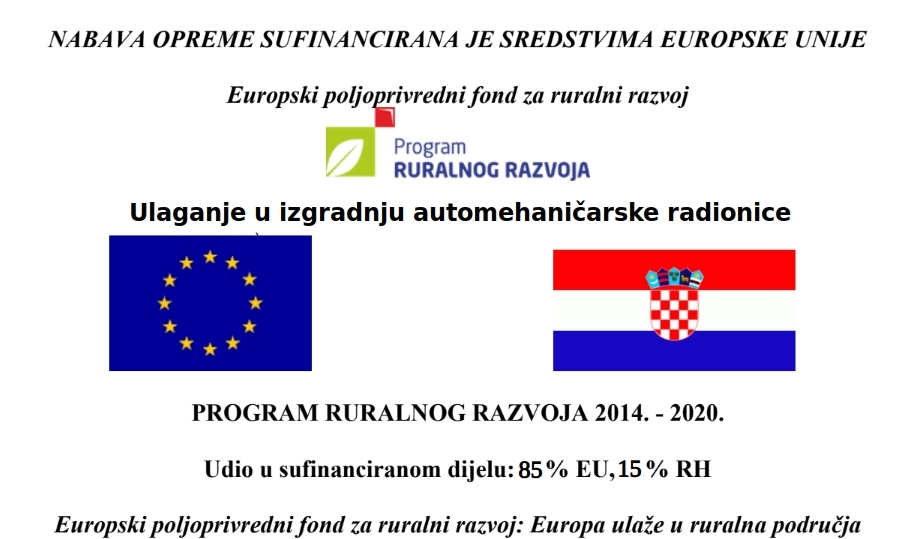 Ovaj projekt sufinanciran je od Europske unije